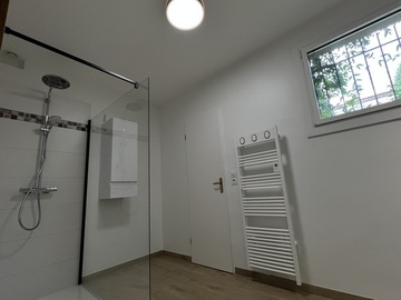 Rénovation avec douche à l'italienne à Cugnaux