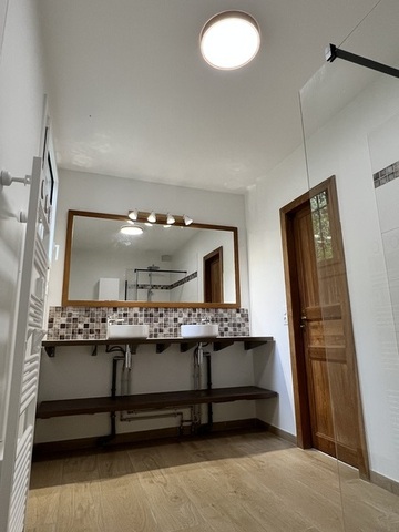 Rénovation avec douche à l'italienne à Cugnaux