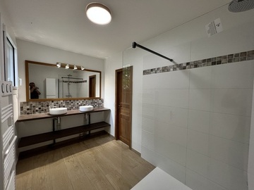 Rénovation avec douche à l'italienne à Cugnaux